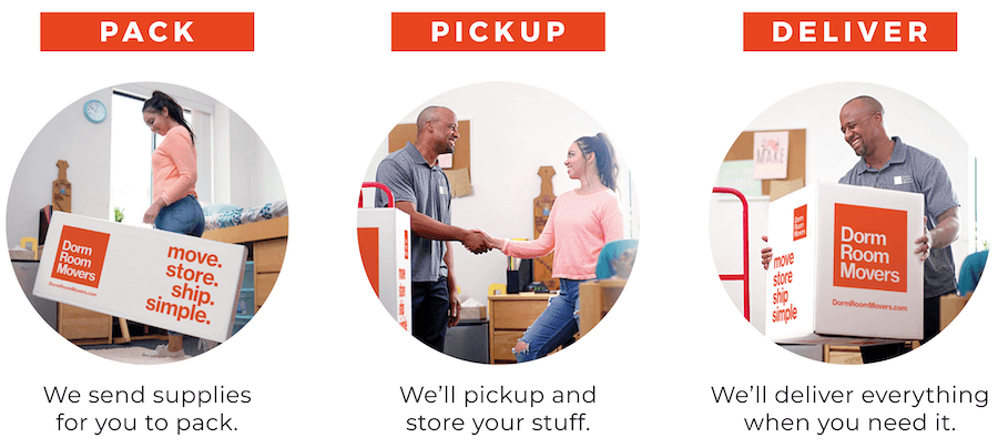 Pack, Pickup, Deliver — Dorm Room Movers